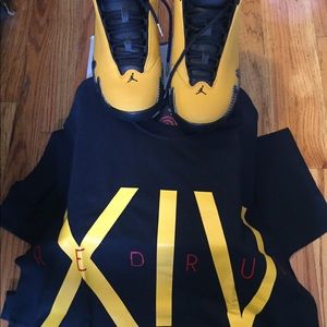 Air Jordan reverse matches Red Rum T shirt